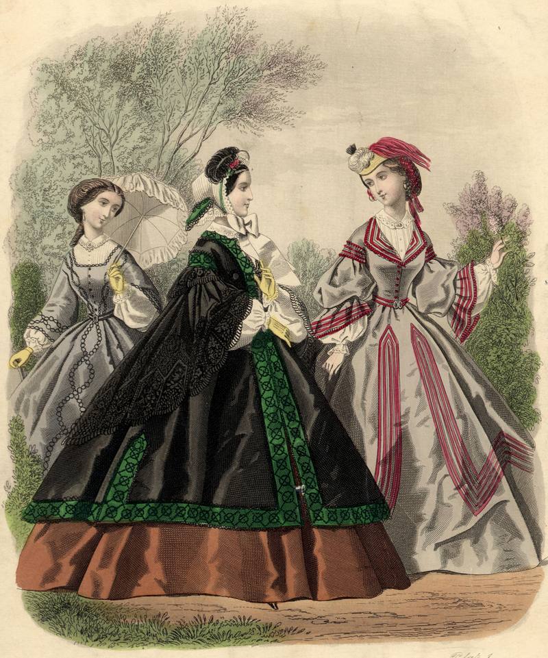Illustration for article titled What Are Historical Broads Always Talking About in Fashion Plates?